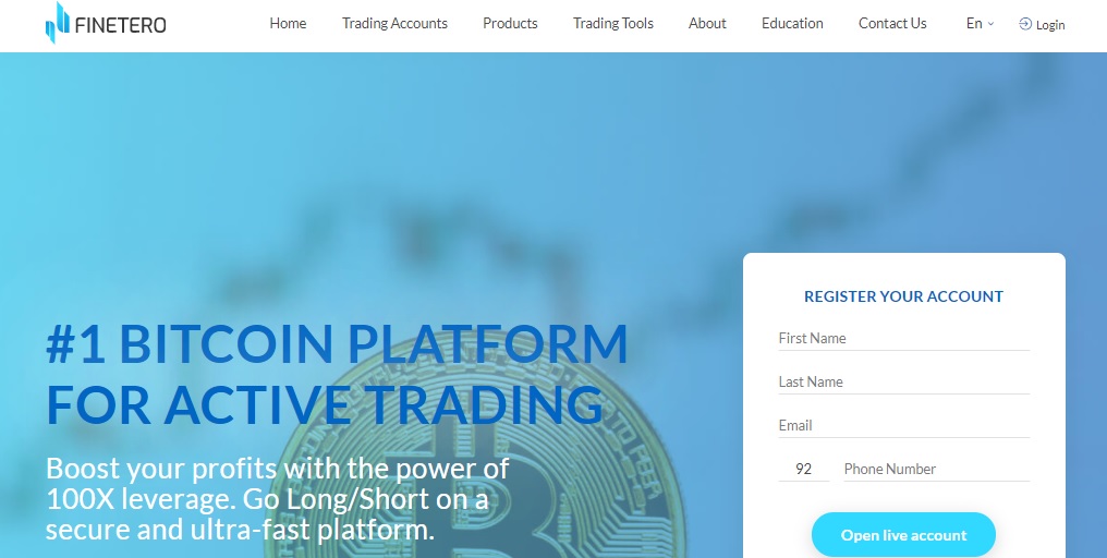 Finetero trading platform