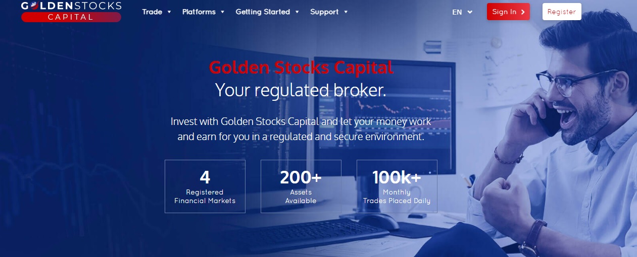 Golden Stocks Capital trading platform