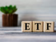 Etf,(exchance,Traded,Fund),-,Acronym,On,Wooden,Cubes,Against