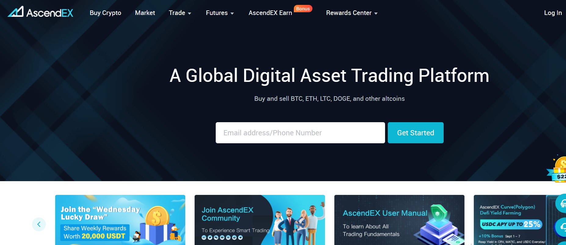AscendEX trading platform