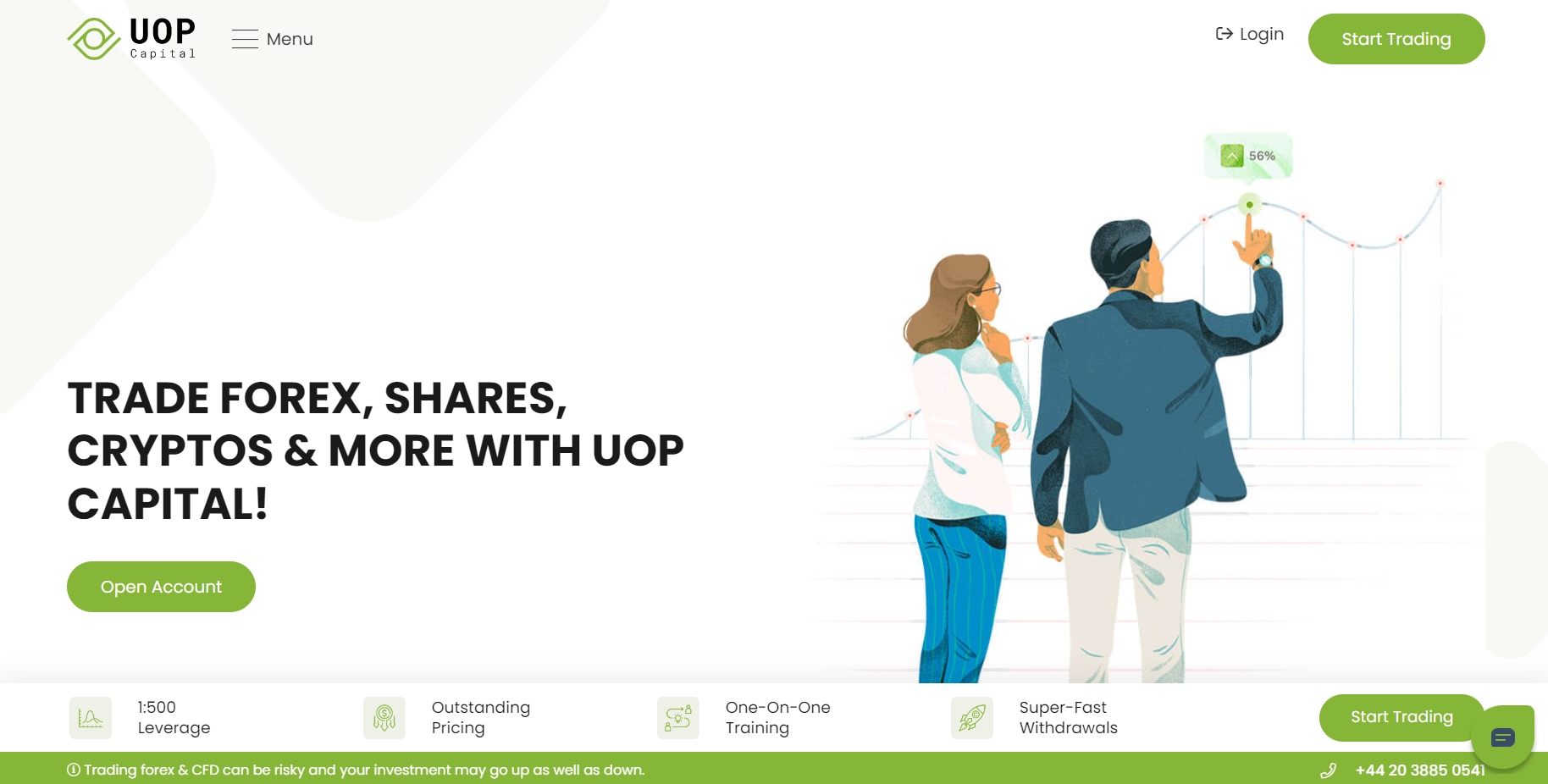 UOP Capital homepage