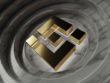 Gold,Binance,Coin,Currency,Symbol,In,The,Center,Of,Gray